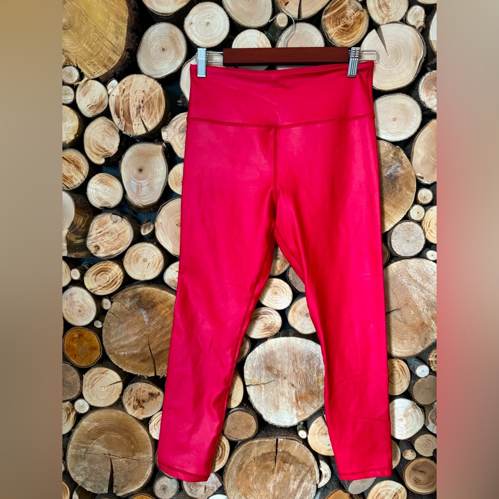 Zyia Red Metallic leggings